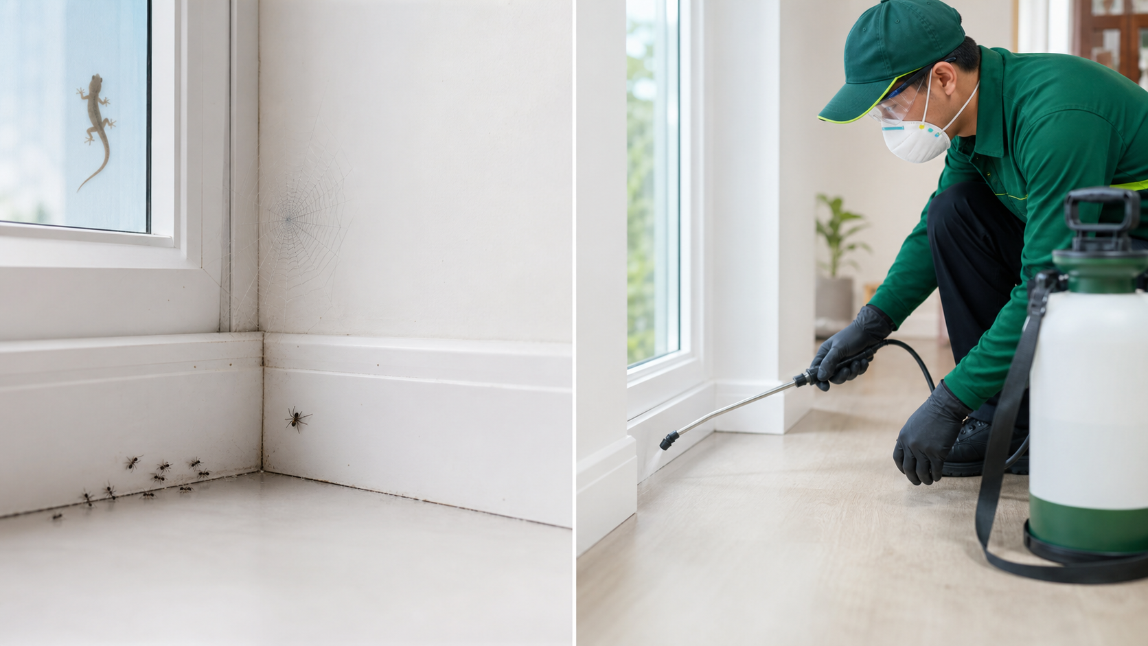 General pest problem and barrier treatment solution