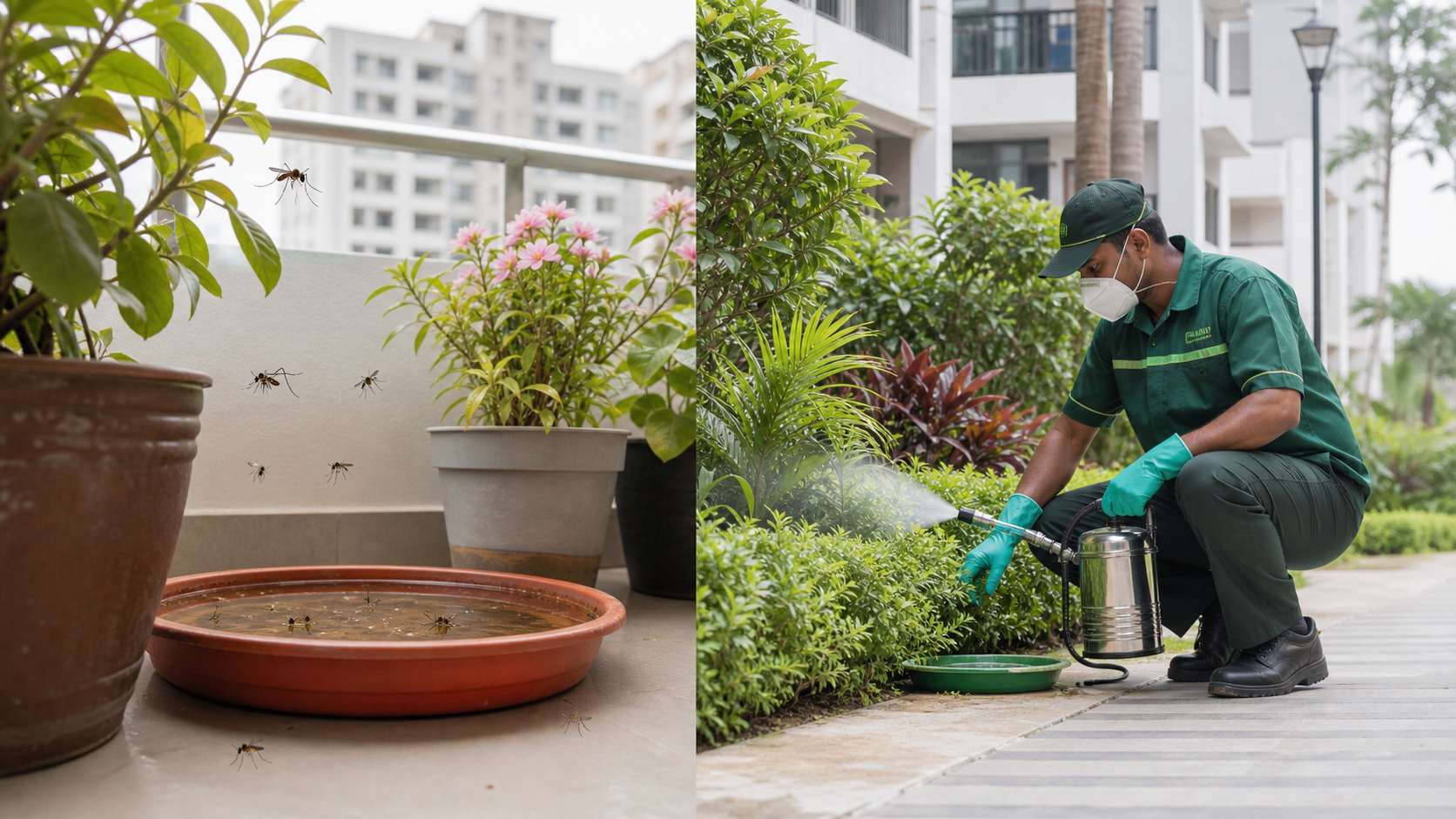 Mosquito breeding problem and treatment solution